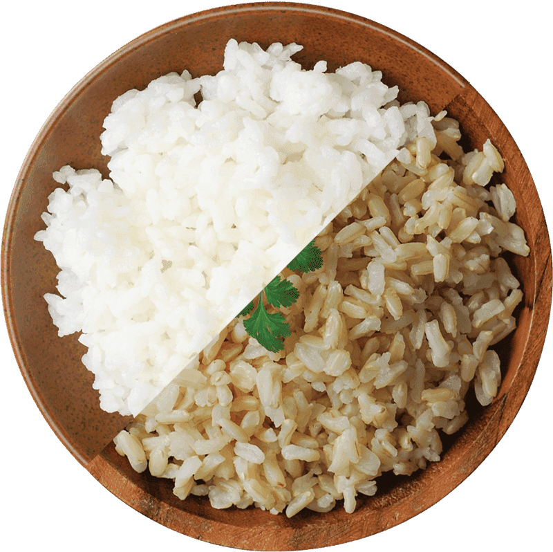 Two bowls of rice